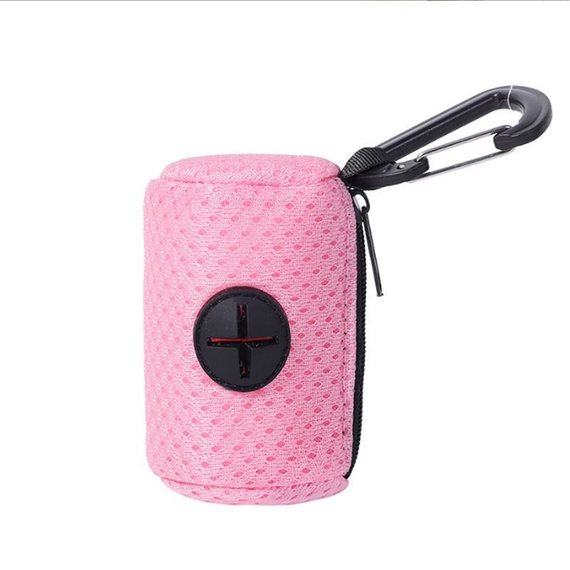 Distributeur de sacs Livelor rose pâle