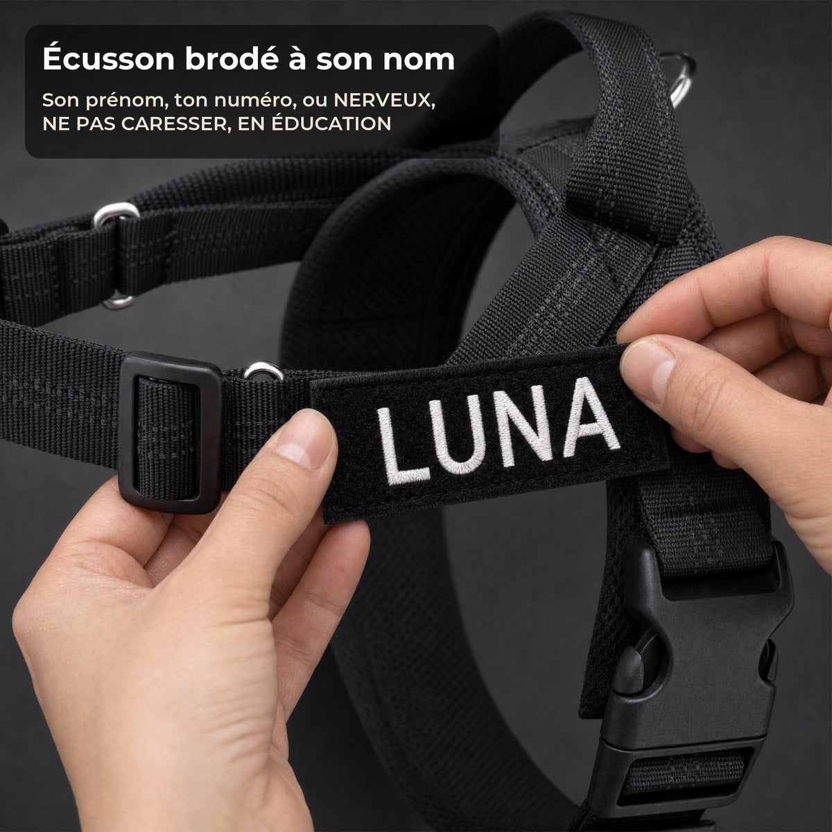 Écusson brodé à son nom