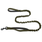Laisse élastique Livelor vert militaire